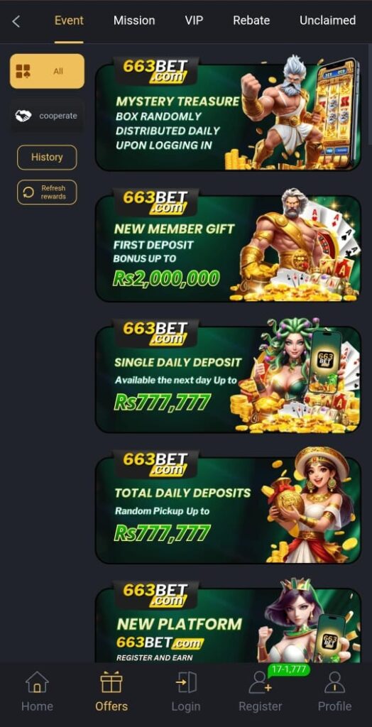 663BET Game Official Image