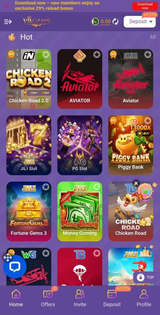 V9 Game Official Image